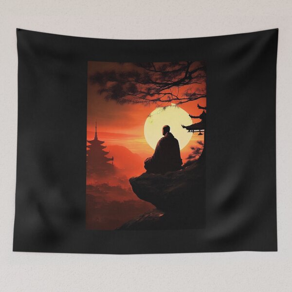 Item preview, Morning Meditation designed and sold by UbeeU-Pixels.