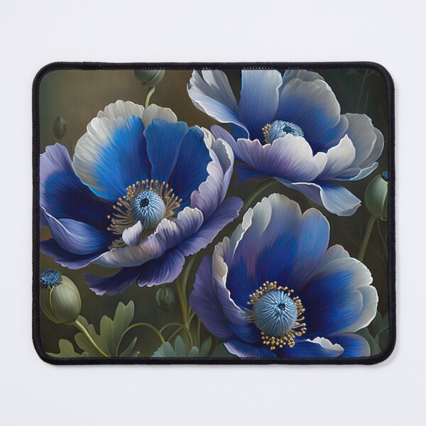 Item preview, Blue Anemone Flowers  designed and sold by Vanover Designs.