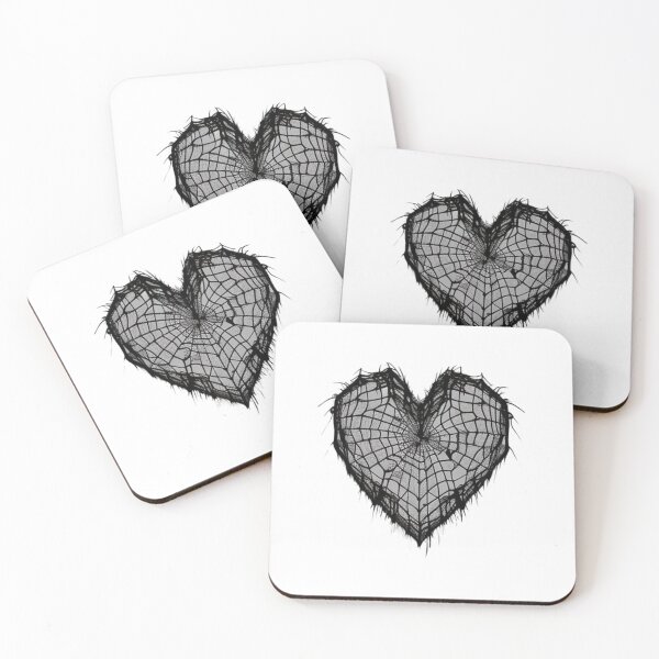 Item preview, Spiderweb Heart designed and sold by Digiheart.