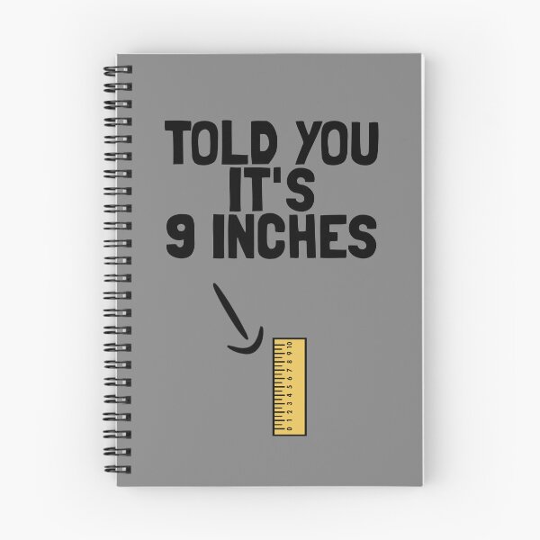 Item preview, I Told You It's 9 Inches Funny Men's Dirty Humor Dick Pic Gear designed and sold by DynamicDesign.