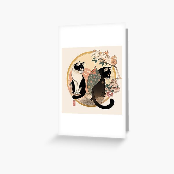 Item preview, Ukiyo-E Cats  designed and sold by PharaohofSedona.