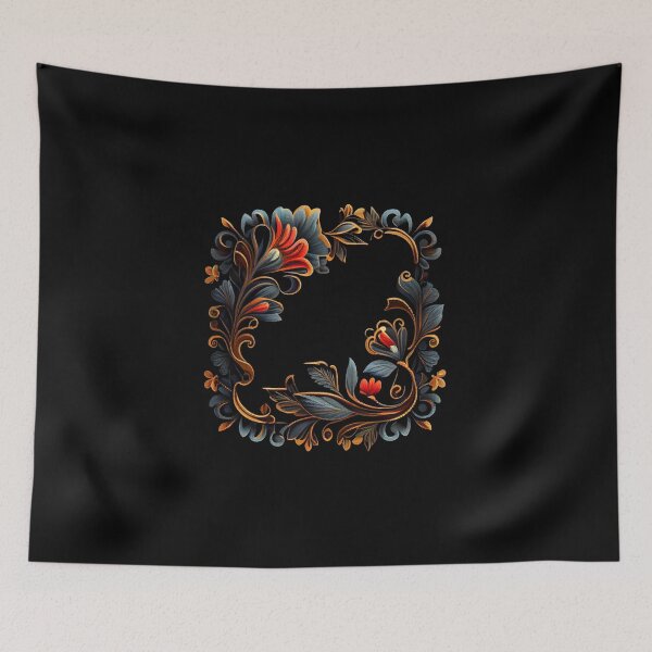 Item preview, Folklore Flower Ornamentics designed and sold by PipikaArt.