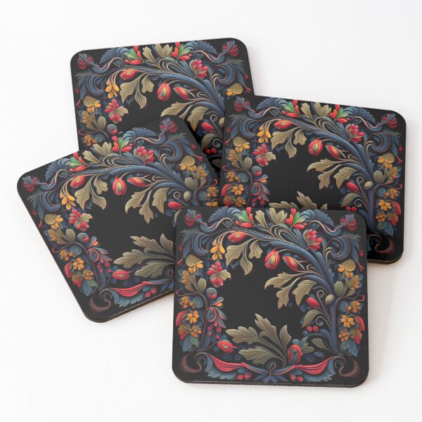 Item preview, Folklore Flower Ornamentics designed and sold by PipikaArt.