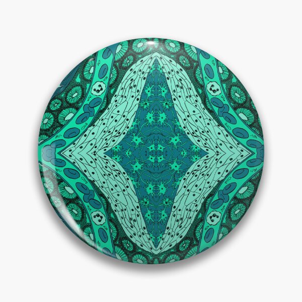 Item preview, Green Tissue Pattern designed and sold by vividbiology.