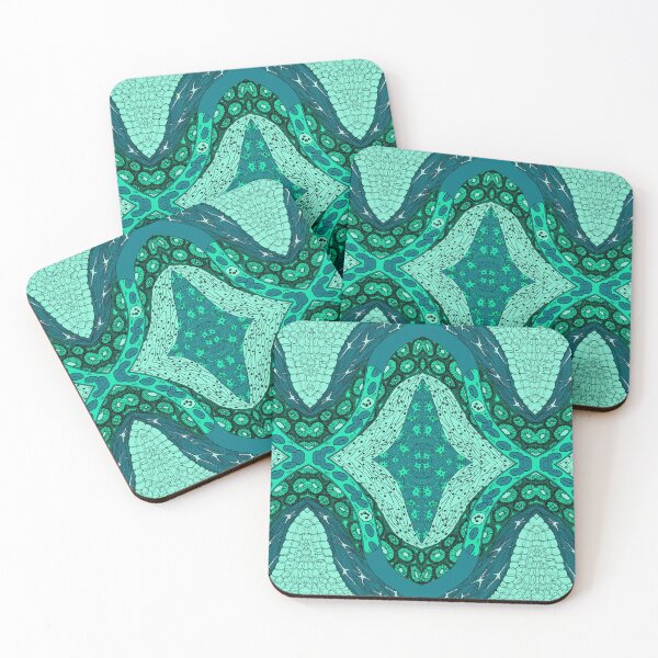 Item preview, Green Tissue Pattern designed and sold by vividbiology.