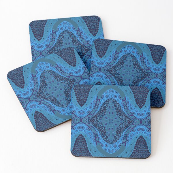 Item preview, Blue Tissue Pattern designed and sold by vividbiology.