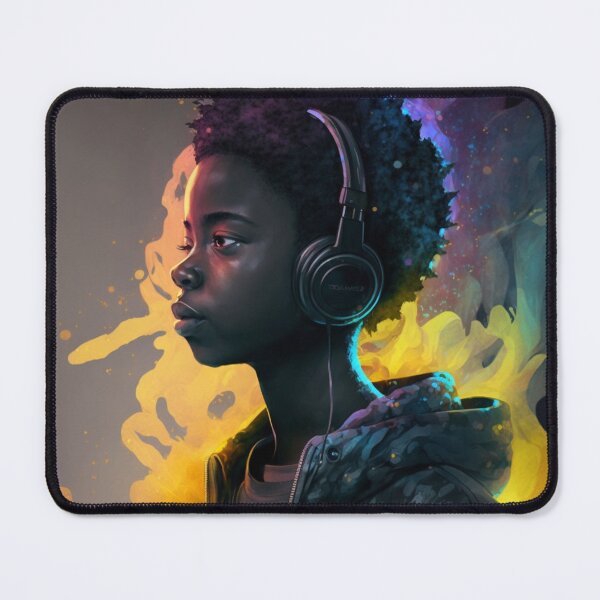 Item preview, Black Teenager Music Flow designed and sold by pedrogag.