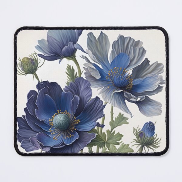 Item preview, Blue Anemone Flowers  designed and sold by Vanover Designs.