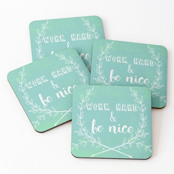 Item preview, Work hard and be nice designed and sold by mtnartteacher.