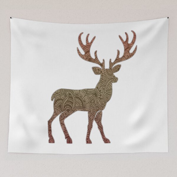 Item preview, Deer zentangle art designed and sold by -soraya-.