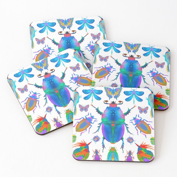 Item preview, colorful bugs designed and sold by artbyrosse.