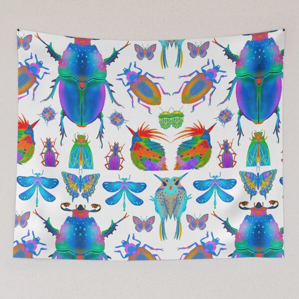 Item preview, colorful bugs designed and sold by artbyrosse.