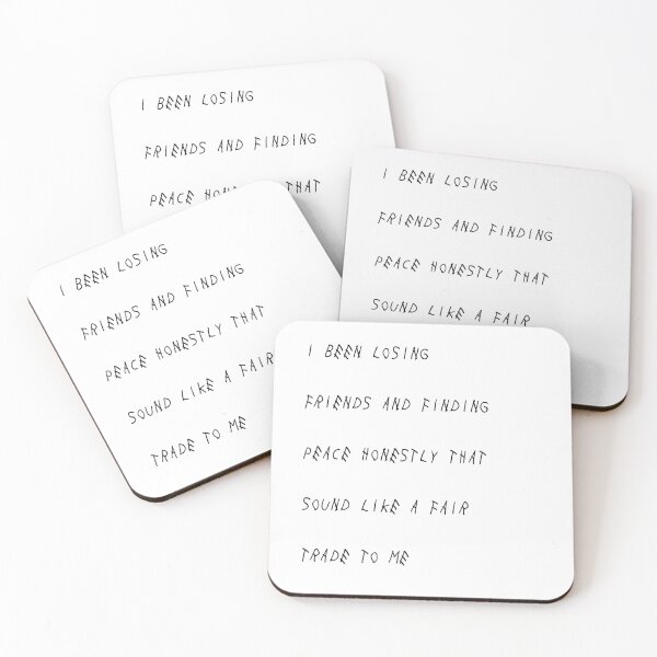 Item preview, Drake famous lyrics designed and sold by Elayh.