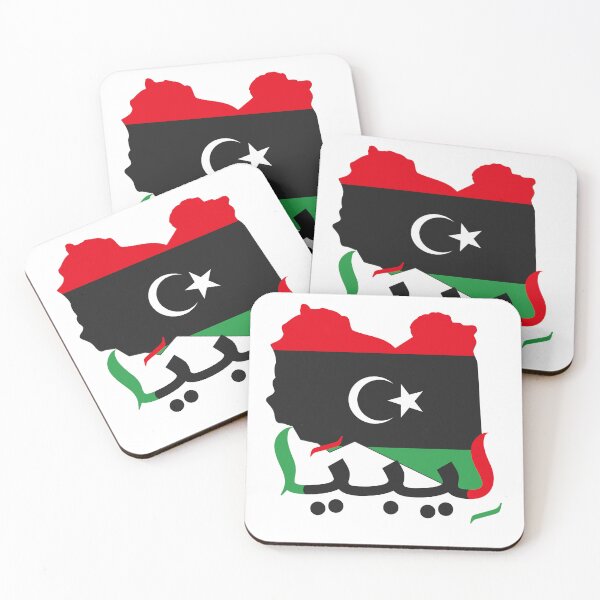 Item preview, Libya Map and Flag (ليبيا) designed and sold by Content Extra.