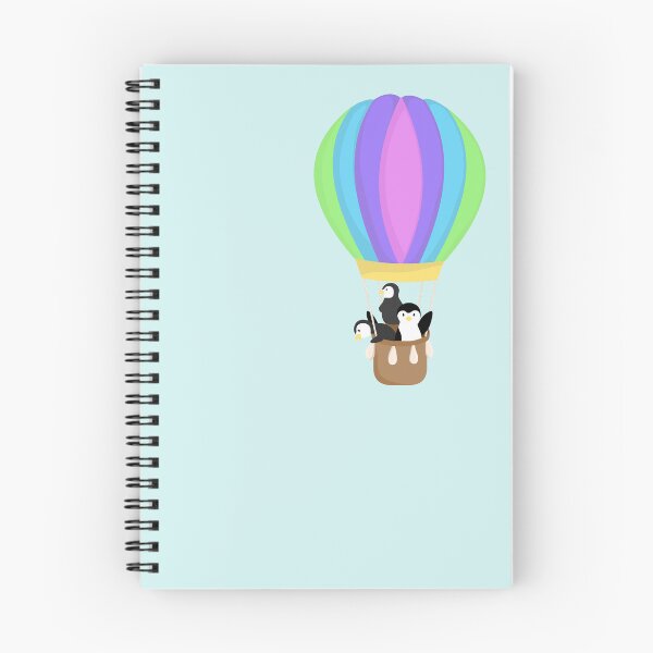 Item preview, Penguins on a Rainbow Hot Air Balloon Adventure designed and sold by SavannahAddison.