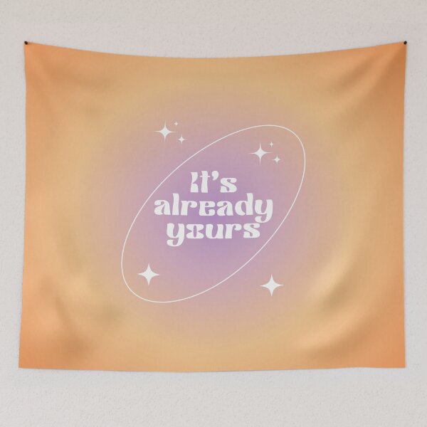 Aperçu de l'œuvre Affirmation quotidienne, Affirmation positive, Positif, Spirituel, Aura Gradient Art créée et vendue par Magic Love Art Print.