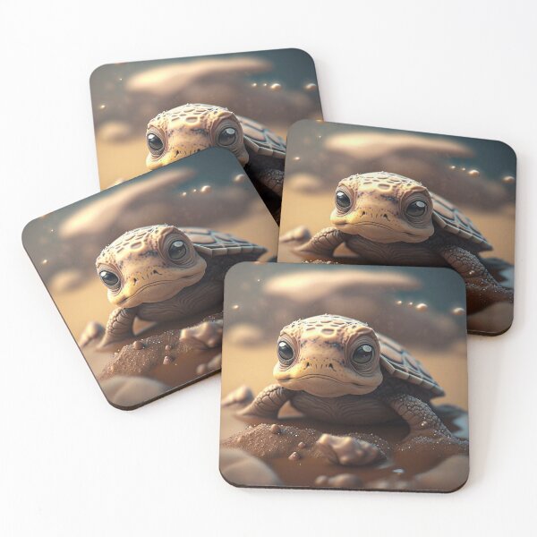 Item preview, Swam the Baby Turtle designed and sold by DoublecrashArt.