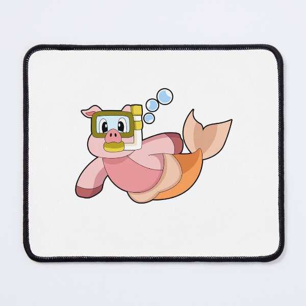 Item preview, Pig Swimming Snorkel designed and sold by Snabdesign84.