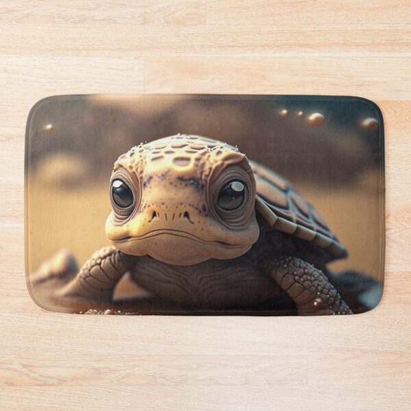 Item preview, Swam the Baby Turtle designed and sold by DoublecrashArt.