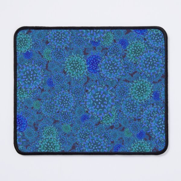 Item preview, Dark Blue T Cell Pattern designed and sold by vividbiology.