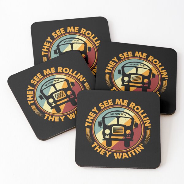 Item preview, Retro Bus Driver - They See Me Rollin' They Waitin' designed and sold by Whimsical  Thinker.