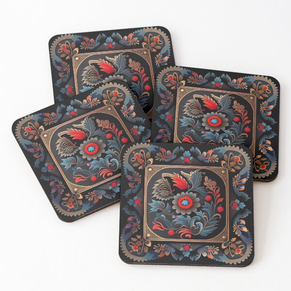 Item preview, Folklore Flower Ornamentics designed and sold by PipikaArt.