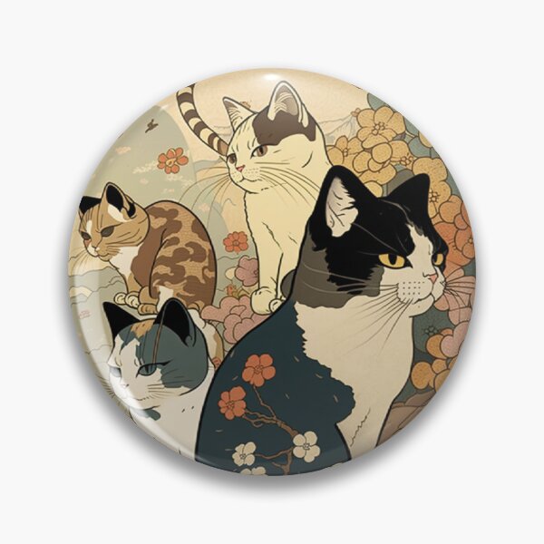 Artikelvorschau, Ukiyo-e-Katzen entworfen und verkauft von PharaohofSedona.