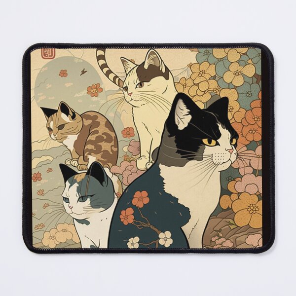 Item preview, Ukiyo-e Cats designed and sold by PharaohofSedona.