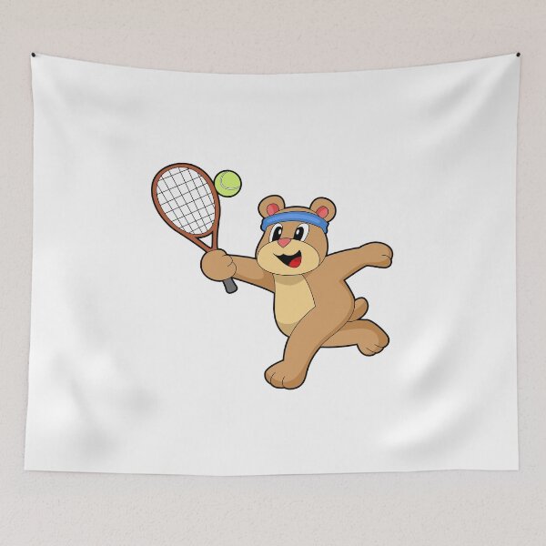 Item preview, Bear Tennis Tennis racket Sports designed and sold by Snabdesign84.