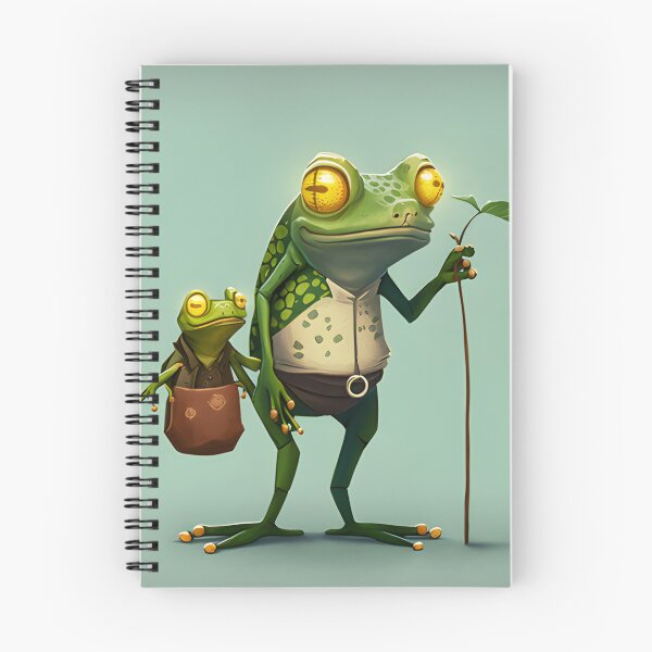 Item preview, A Frog and His Son Going To School designed and sold by Style PoP.