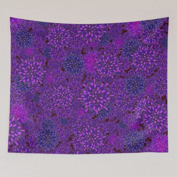 Item preview, Purple T Cell Pattern designed and sold by vividbiology.