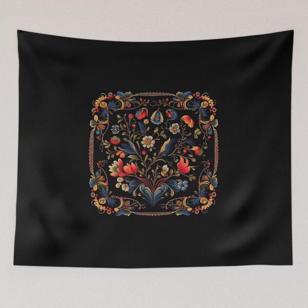 Item preview, Folklore Flower Ornamentics designed and sold by PipikaArt.