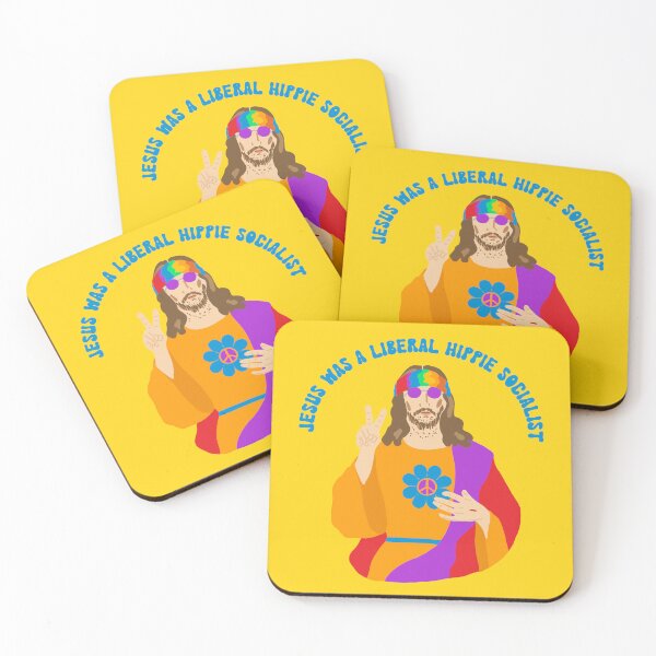 Item preview, Jesus Was a Liberal Hippie Socialist designed and sold by awkwarddesignco.