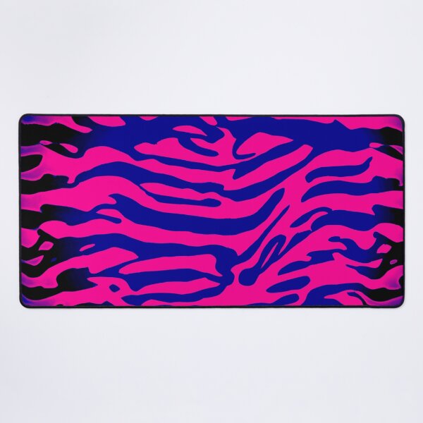Item preview, Pink and Blue Abstract Zebra Stripes designed and sold by asurtiumgreen.