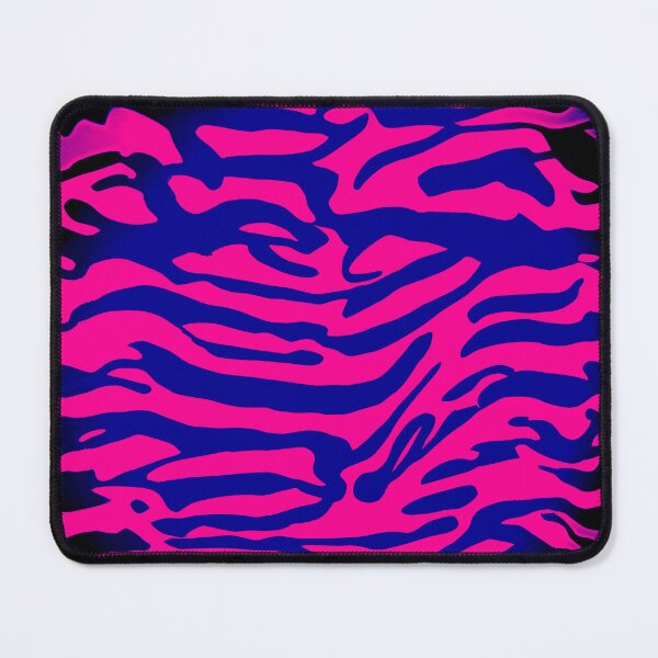 Item preview, Pink and Blue Abstract Zebra Stripes designed and sold by asurtiumgreen.