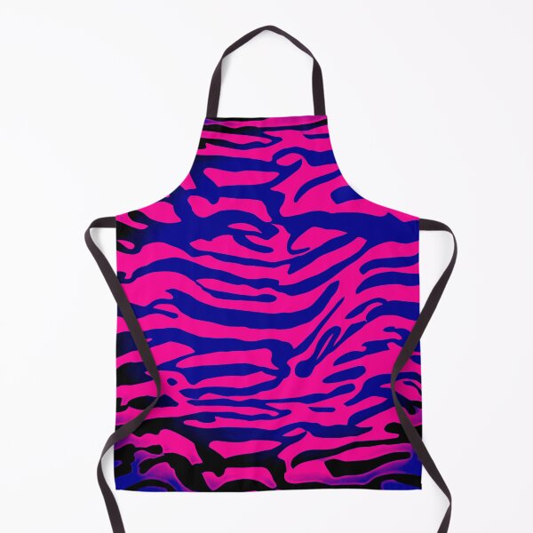 Item preview, Pink and Blue Abstract Zebra Stripes designed and sold by asurtiumgreen.