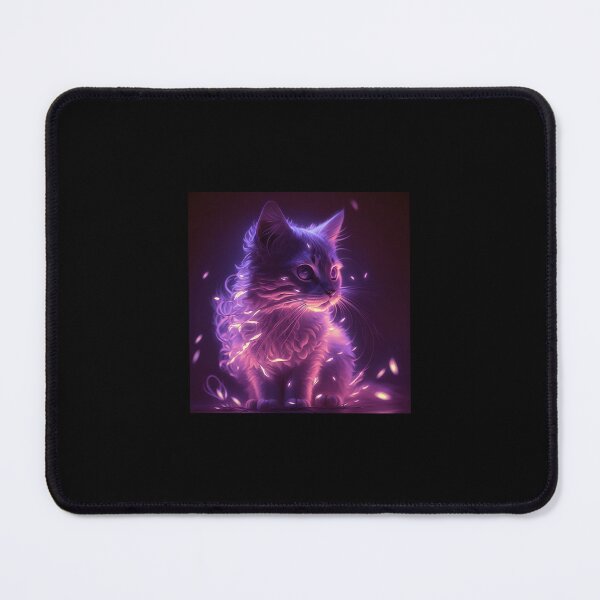 Item preview, Purple lightning cat  designed and sold by Mat-Pouget.