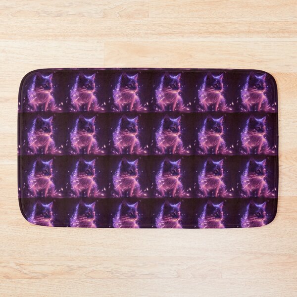 Item preview, Purple lightning cat  designed and sold by Mat-Pouget.