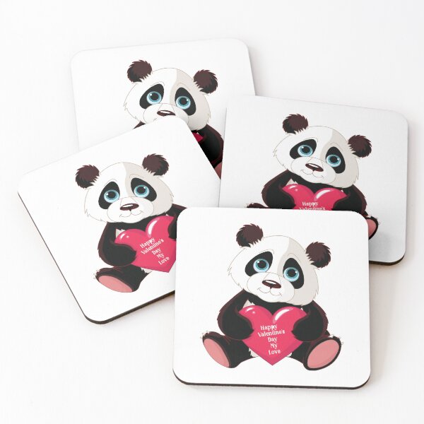 Item preview, Valentines Day Ideas heart lovely panda designed and sold by ExozigPrint.