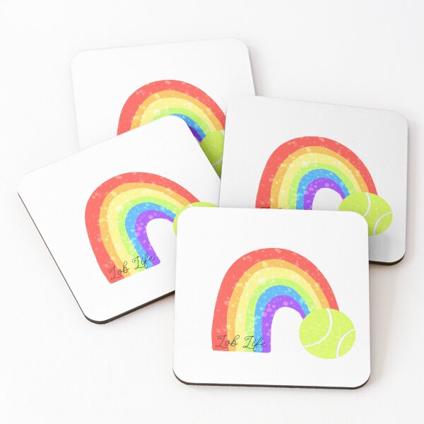 Item preview, Tennis rainbow Lob Life designed and sold by mtnartteacher.
