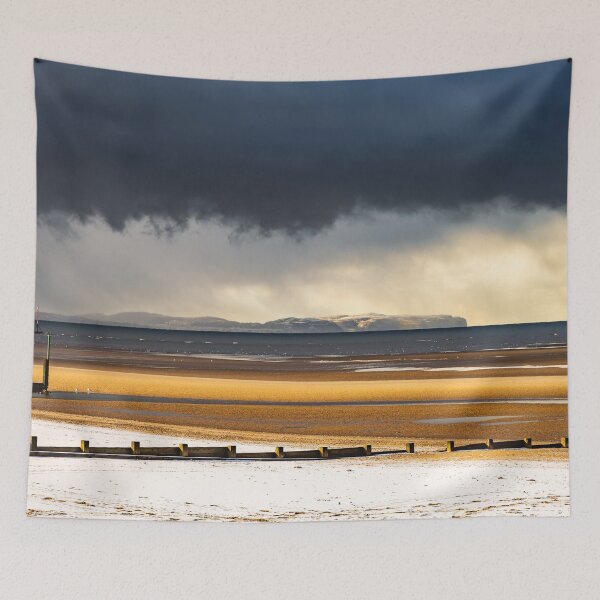 Item preview, Snow on Beach And A Storm Wales designed and sold by AJEvans.