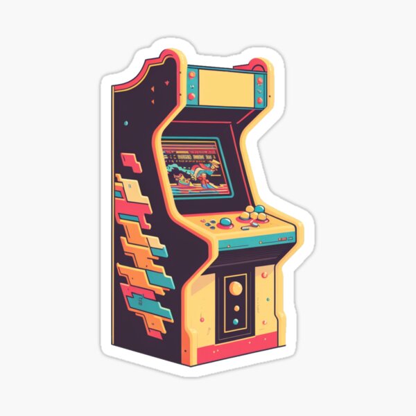 Item preview, Retro Arcade Machine designed and sold by TheDecalTheory.
