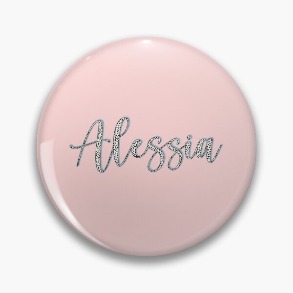 Item preview, Alessia name, Dalmatian pattern Alessia first name designed and sold by Danylo Mikhnievych.