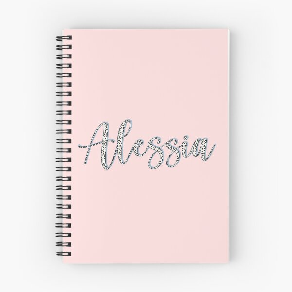 Item preview, Alessia name, Dalmatian pattern Alessia first name designed and sold by Danylo Mikhnievych.