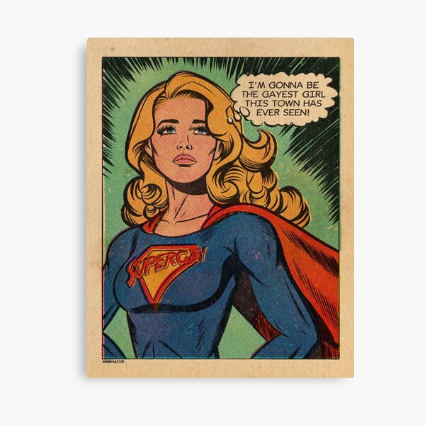 Supergay Canvas Print