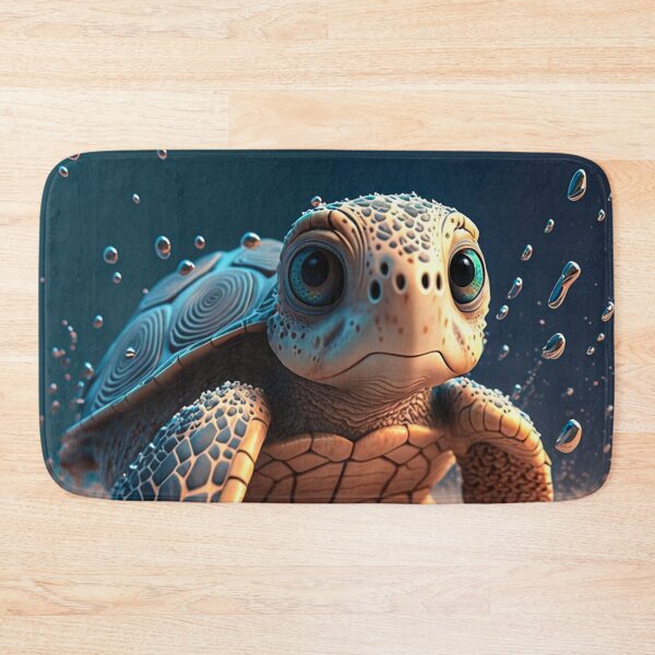Item preview, Wave the Baby Turtle designed and sold by DoublecrashArt.