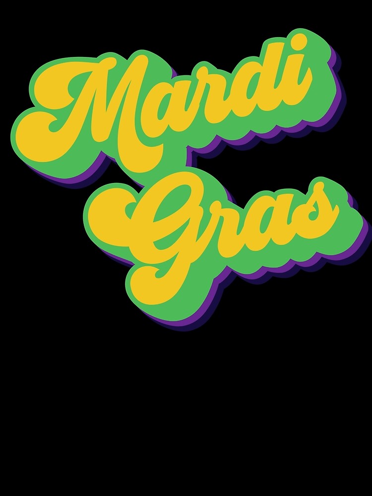 Thumbnail 3 von 3, Tuch, Vintage Mardi Gras Retro Fat Tuesday Mardi Gras Gear designt und verkauft von DynamicDesign.