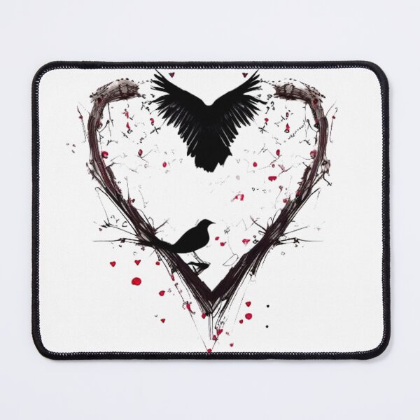 Item preview, Crow Heart designed and sold by Digiheart.