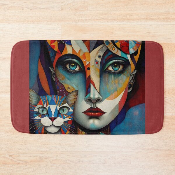 Item preview, mommy cat designed and sold by L. ROCHE.