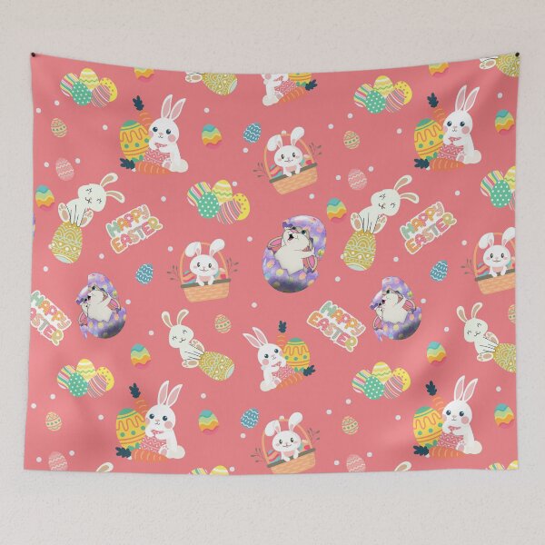 Item preview, Happy Easter wishes with Easter bunny | Easter bunny designs| for Easter  designed and sold by Arteartz.